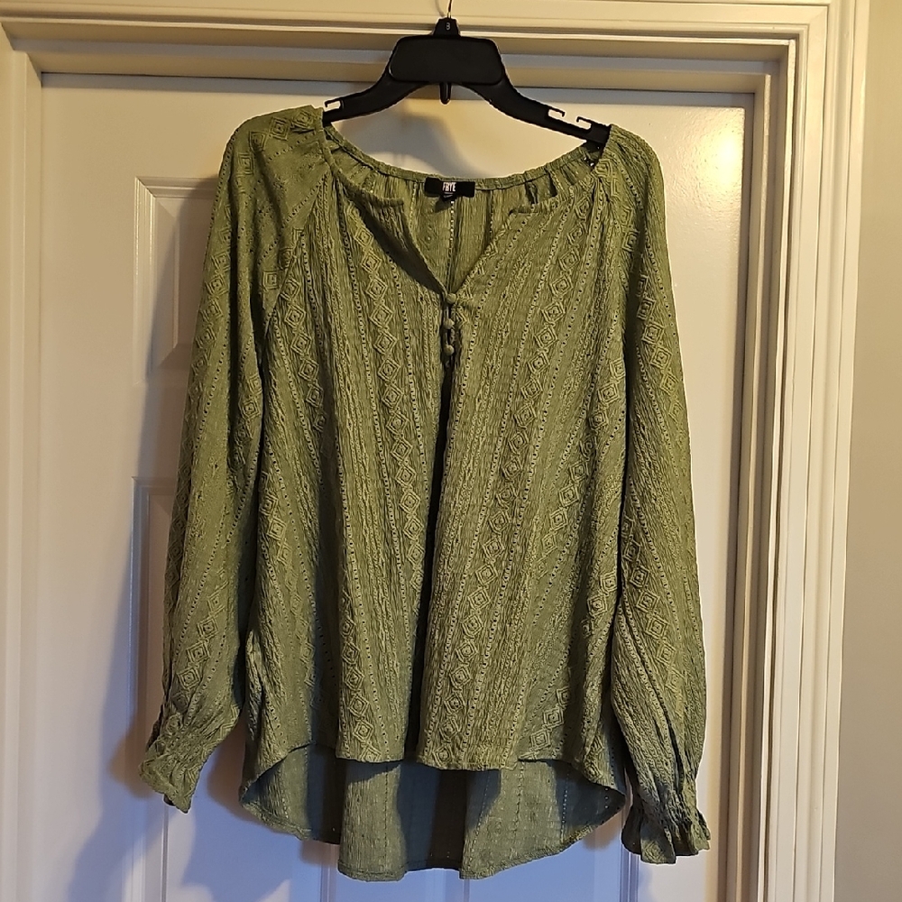 Frye Olive Green Women's Blouse